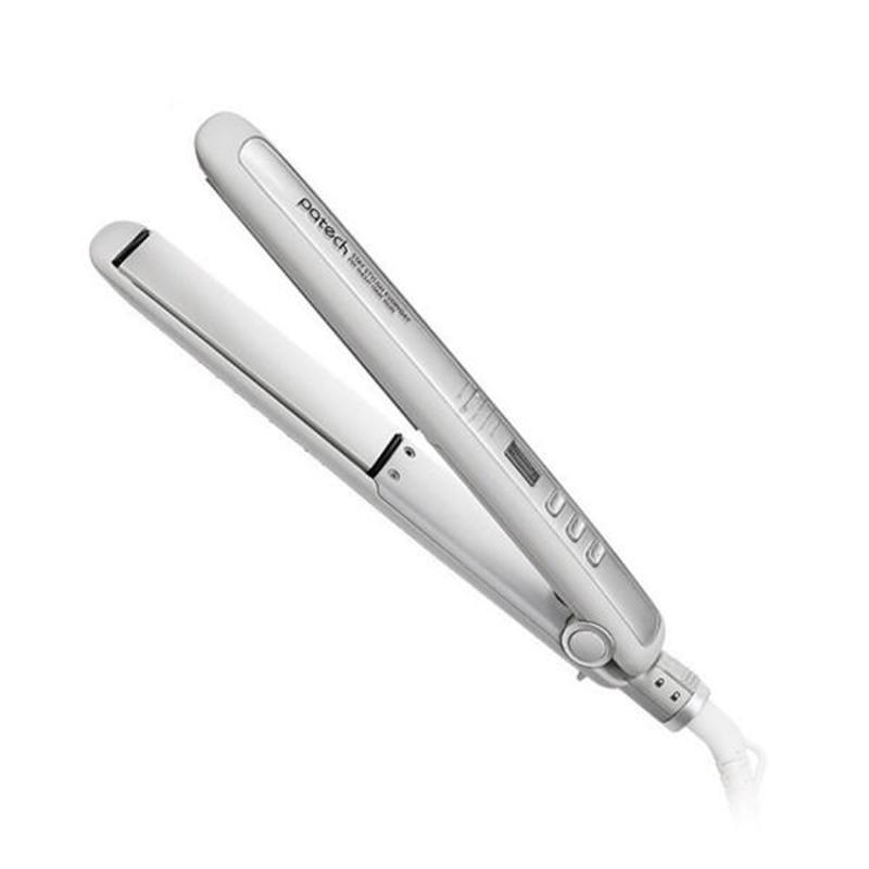 直邮韩国PATECH陶瓷直板夹电卷发棒不伤发拉直卷发两用自动断电