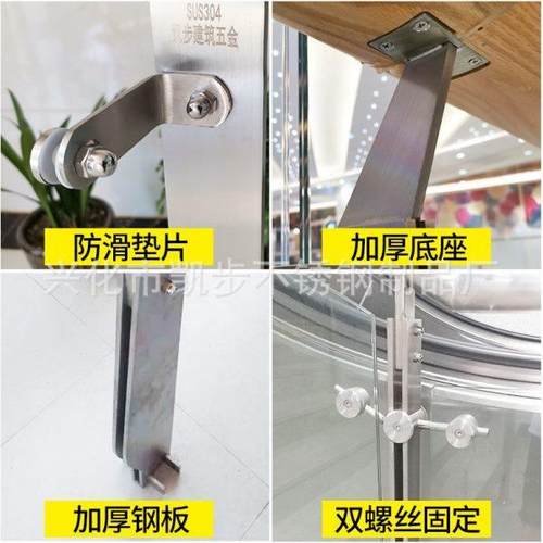 不锈钢立柱室内外商场工程阳台家用楼梯扶手不锈钢玻璃立柱