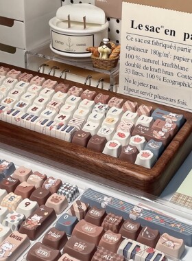 向晚外设MAO高度猫猫音乐会机械键盘键帽142键