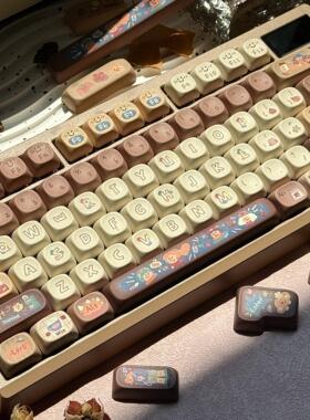 新品限时优惠向晚外设MOA高度美拉德机械键盘键帽