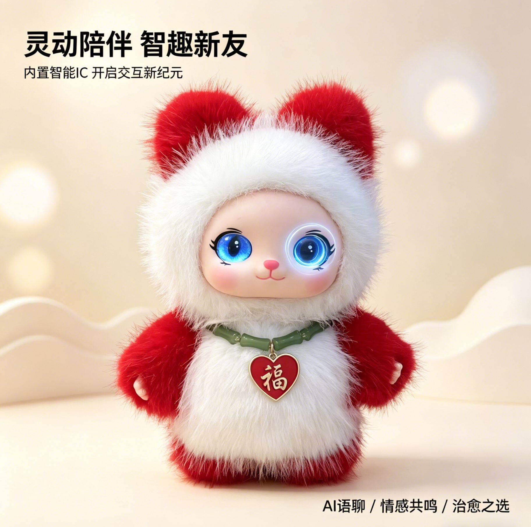 AI智能对话毛绒娃娃对话毛绒公仔陪伴会说话玩偶娃娃代发毛绒玩具