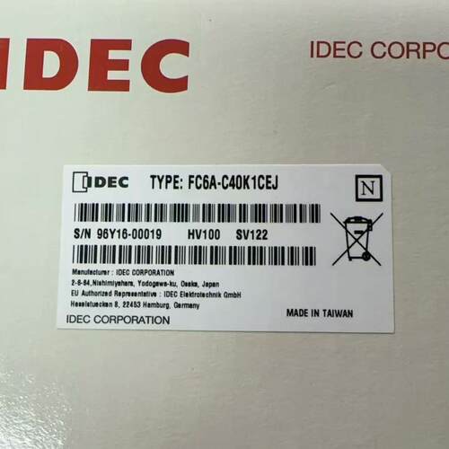 FC6A-C40K1CEJ FC6A-C40P1CE 和泉工控可编程控制器模块议价维修