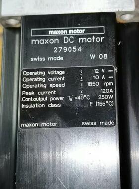 279054 maxon DC电机 瑞士制造工业自动化设备配件议价维修
