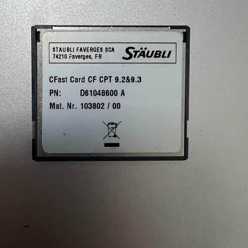 D61048600 A CFast卡 STAUBLI工业设备存储适配卡议价维修