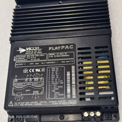 VI-MU3-IQ电源模块 VICOR FLATPAC 24V 16.7A 400W议价维修