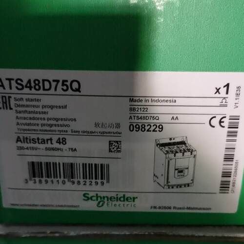 ATS48D75Q 软起动器 工控自动化器件 质保一年议价维修