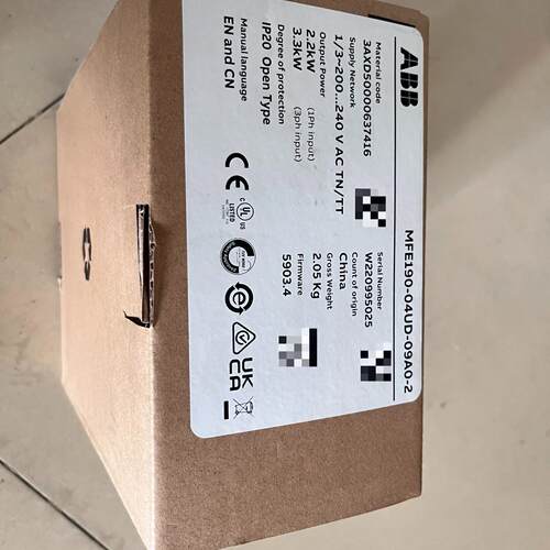 MFE190-04UD-09A0-2 ABB伺服驱动器 工控自动化配件议价维修
