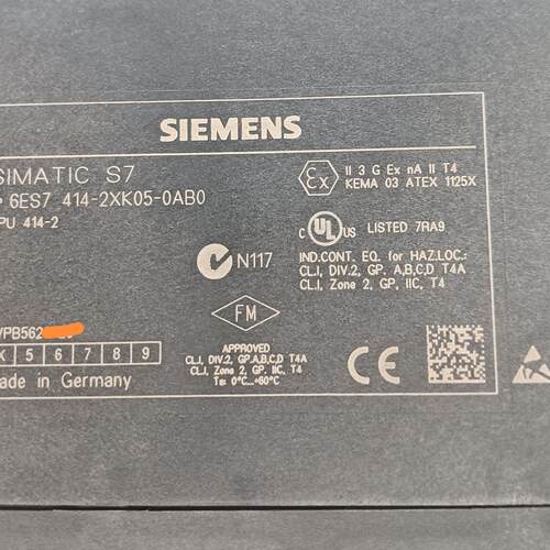 6ES7 414-2XK05-0AB0 工控CPU模块 S7自动化控制组件议价维修
