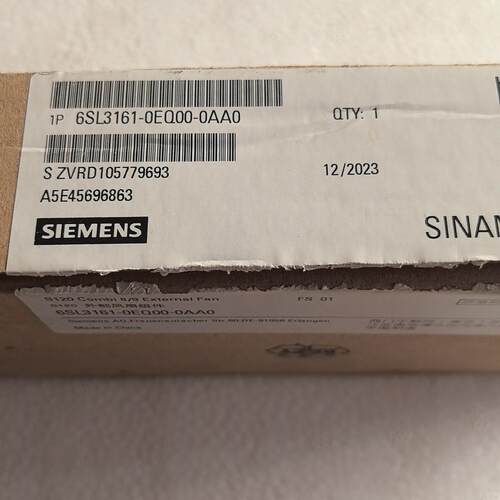 6SL3161-0EQ00-0AA0 外部风扇组件 S120 Combi工控配件议价维修