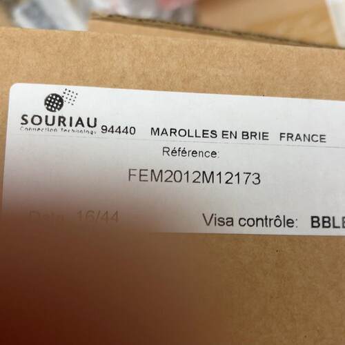FEM2012M12173 连接器 SOURIAU苏里奥工业工控接插元件议价维修