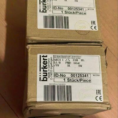 00125341 burkert 电磁阀 工业工控控制阀议价维修