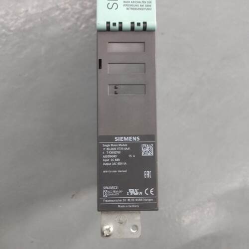 6SL3420-1TE15-0AA1 伺服驱动 单电机模块工控控制配件议价维修