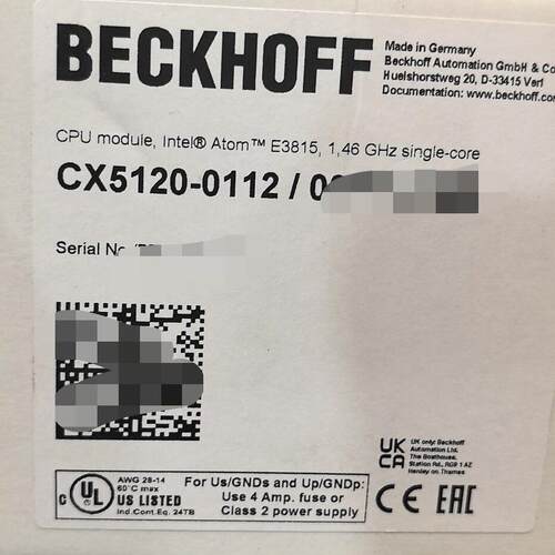 CX5120-0112 CPU模块 倍福Beckhoff 工控自动化模块议价维修