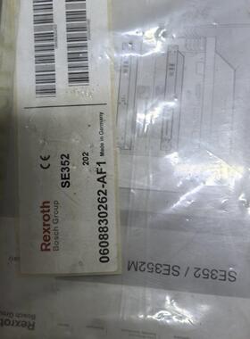 SE352 0608830262-AF1 力士乐工业自动化工控配件议价维修