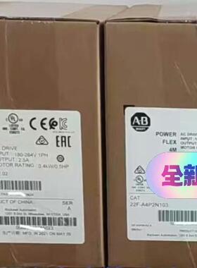 22F-A4P2N103 AB罗克韦尔变频器 0.75KW工控自动化配件议价维修