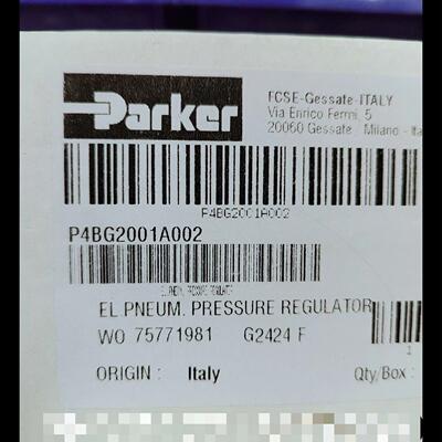 P4BG2001A002 派克气动压力调节阀 工业自动化气动元件议价维修