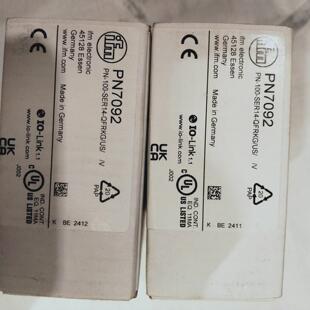 PN7092 压力传感器 易福门工业工控自动化传感元件议价维修