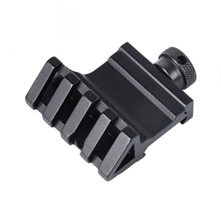 20MM导轨45度单边手电筒HK416斜侧底座玩具侧轨皮夹具鱼骨配件