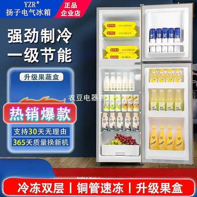 扬子电气小冰箱家用小型冷冻冷藏迷你宿舍二人出租房能效节能