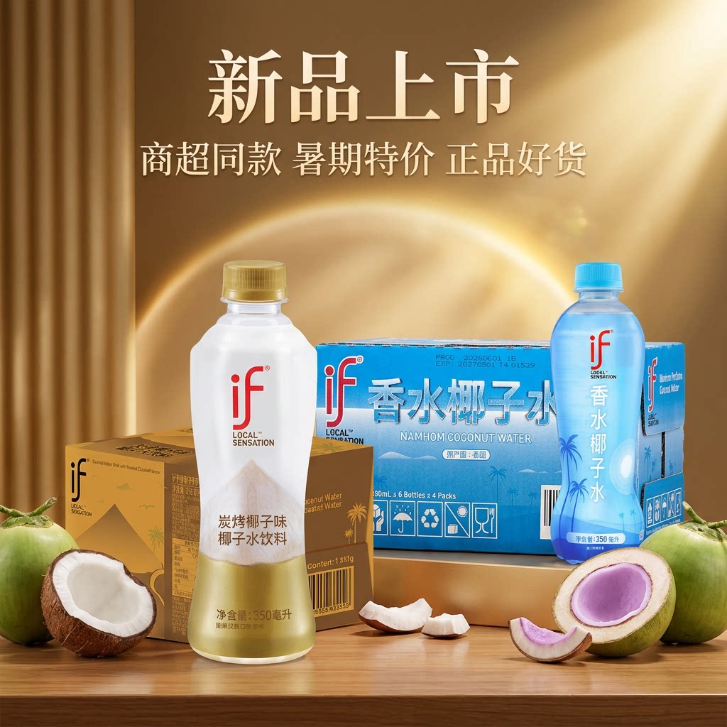 IF/溢福椰子水炭烤香水味椰子水