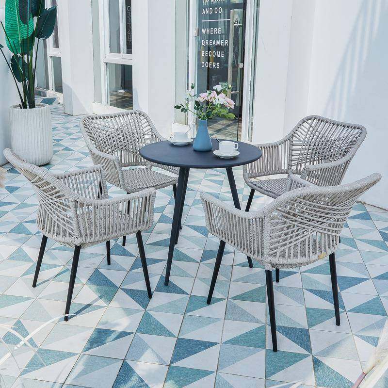 户外家具庭院阳台藤编桌椅露DR-3329天铝合金休岩餐桌闲椅防水板,商业/办公家具,商用藤编家具,淘宝优惠券,粉丝福利购,淘宝优惠卷