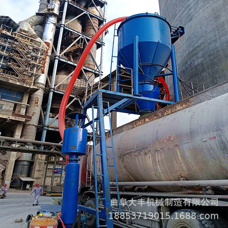 水泥粉自吸式气力输送机装车