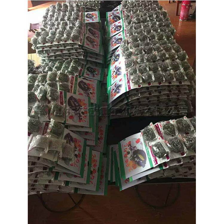 厨房清洁球制造机全动钢丝球装机不卡丝不自断181丝钢丝织网包机
