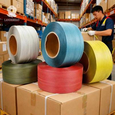厂PP半自532动用机打包带12mm宽塑料捆扎带用通捆绑带家直销包装