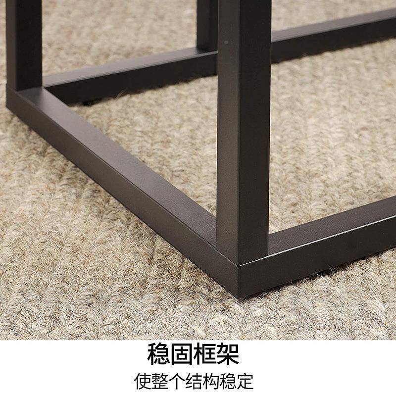 铁艺床沙发边几家用移动边C夹型缝桌卧室床TVY头侧边电桌脑桌做旧