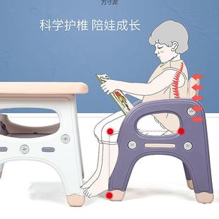 学习桌幼儿园小桌子椅子宝宝写字桌玩具桌家用塑料桌 儿童桌椅套装