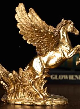 美806式铜轻奢高档马到功成葡萄全件红酒架摆酒柜柜装饰品餐边摆