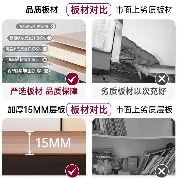 网红文件柜资料柜档案柜办公室储物柜家用防尘书柜置物柜木质办公