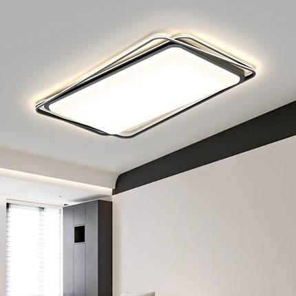 客厅主灯吸顶中山具现简约大气长方形三室两灯厅代全屋套餐647组