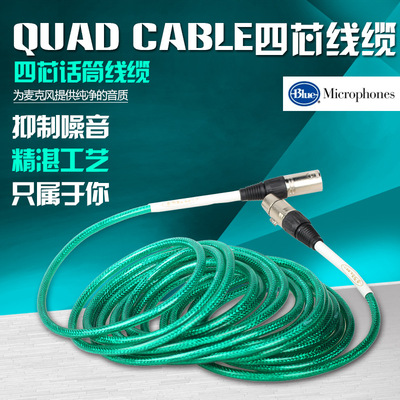 发烧四芯卡农公对母话筒线