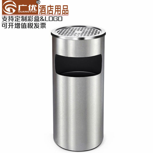 不锈钢丽格桶酒店垃圾桶大堂专用ktv走廊烟灰缸桶方形立式灭烟桶