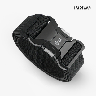 加长作训训练通勤合金战术快脱插扣腰带编织弹力调松紧品质感皮带