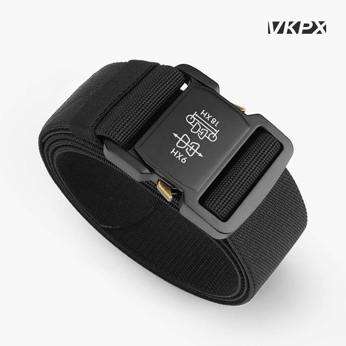 5cm加宽铝合金通勤作训弹力腰带