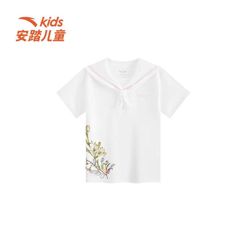 安踏儿童夏季女小童艺术体操短袖