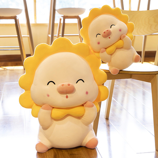 速发可爱太睡毛绒玩玩小猪猪觉抱枕具偶布娃娃儿童闺蜜礼物孩