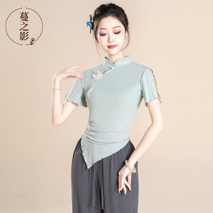 速发古典舞练功服新款 上衣中国舞演出服艺考旗袍服舞蹈形体