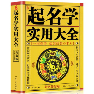 正版中国起名学实用大全二册套装五行起名详解起名字典杨适存起名学公司商铺宝宝取名数理起名方法起名入门基础