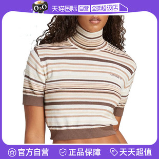 阿迪達斯女子CROP TURTLENECK運動短T恤JD3593 自營