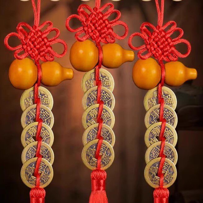 【正品】厂家串五帝中国家用黄铜