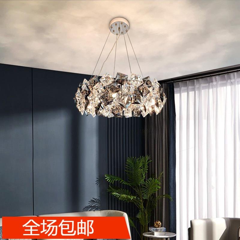 后现代轻奢吊灯水晶吊灯客厅灯简约大气餐厅灯高档卧室新款网红灯