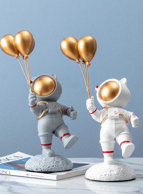 速发创意太空猫可爱酒柜装饰品摆件家居品乔个性玄关收纳饰迁礼品