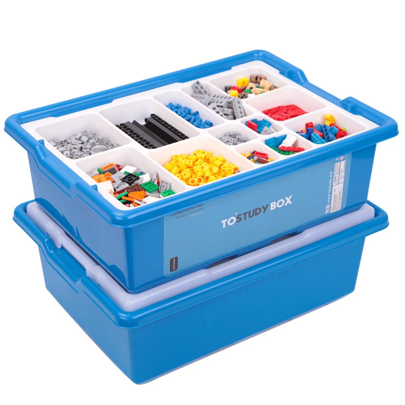 速发盒容积木零件分类粒分层收纳兼箱子小颗格玩具超大塑料整理箱