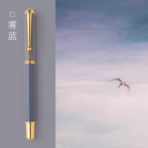 六品堂钢笔式毛笔软头书法专用毛笔便携自带墨水墨囊可加墨书法笔