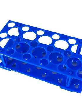 冰禹A-49015/50ml两用离心管架蓝色/橙色颜色随机28孔小号