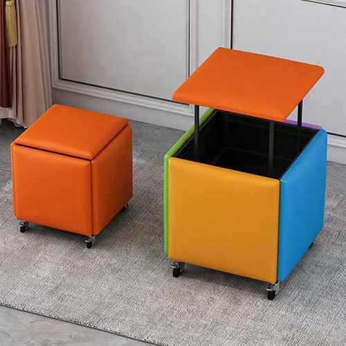 古达魔方凳子多功能网红抖音五合一魔方组合凳子魔方收纳凳可叠放