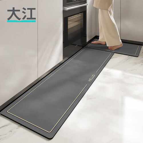 大江华纳绒厨房地垫防水防油45x75cm放空